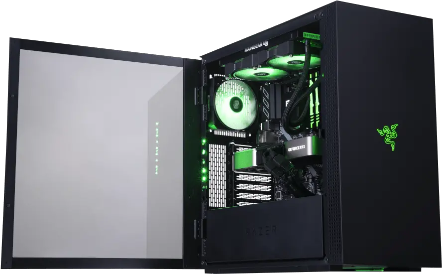  Maingear Announces New R1 Razer Edition Desktop Computer Fan Png Fashion Icon Pc Game