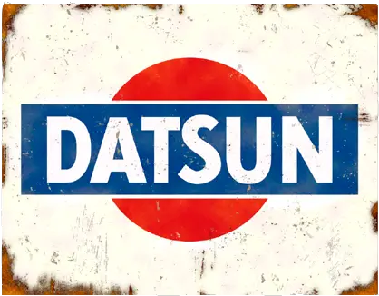  Datsun Retro Tin Sign Retro Datsun Logo Png Retro Logo