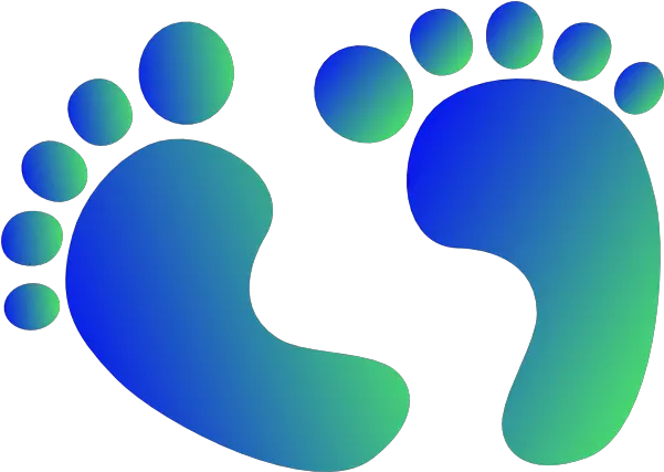  Blue Green Baby Feet Png Clip Arts Blue And Green Footprint Baby Feet Png