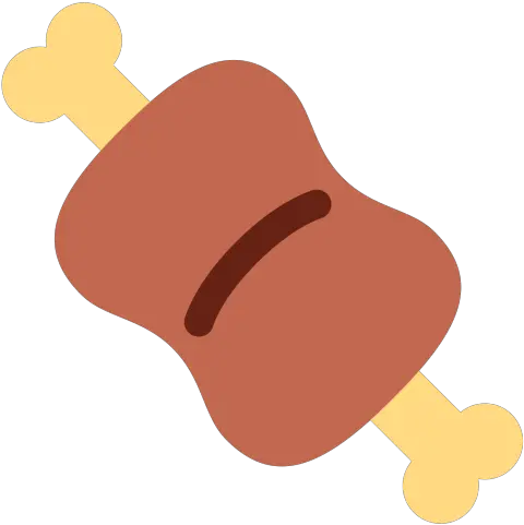  Meat Emoji Icon Of Flat Style Meat On Bone Emoji Png Meat Icon