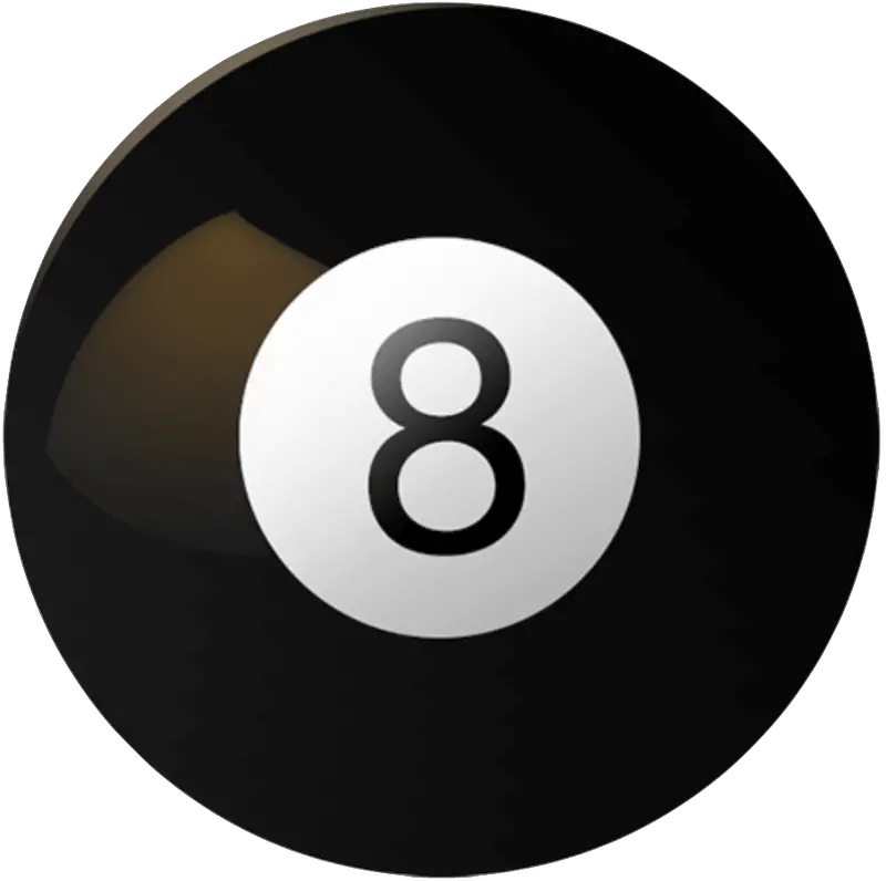  Original Magic 8 Ball Best Online Eight Number Png Pool Ball Png