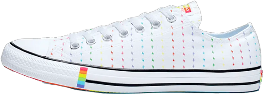  Converse All Star Low Top Pride White Converses 165717c Png Converse All Star Icon