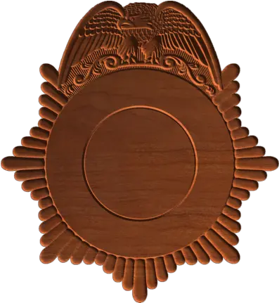  Patterns Solid Png Blank Police Badge Png