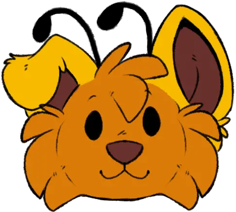  Bee Puppy Icon By Snowiefoxx01 Fur Affinity Dot Net Happy Png Puppy Icon Png