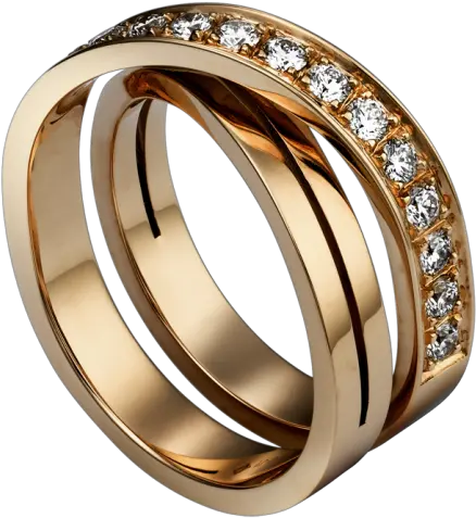  Gold Ring With White Diamonds Png Clipart Cartier Ring Saturn Rings Png