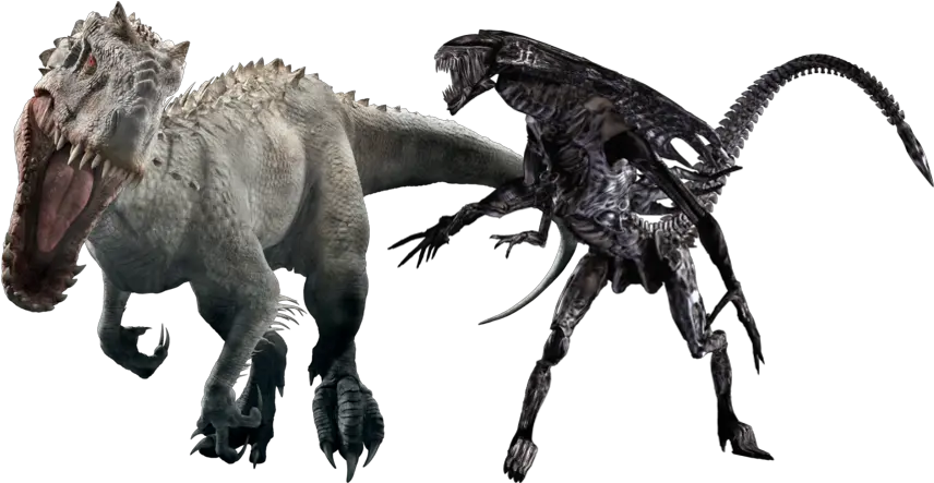  Indominus Rex Vs Xenomorph Queen Battles Comic Vine Indominus Rex Png Xenomorph Transparent