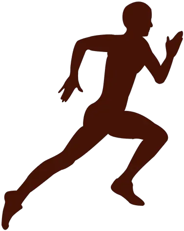  Transparent Png Svg Vector File Human Body Running Silhouette Sprint Png