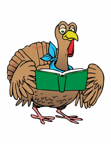  Turkey Turkey Reading A Book Png Reading Png