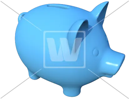  Blue Piggy Bank Png Domestic Pig Piggy Bank Transparent Background