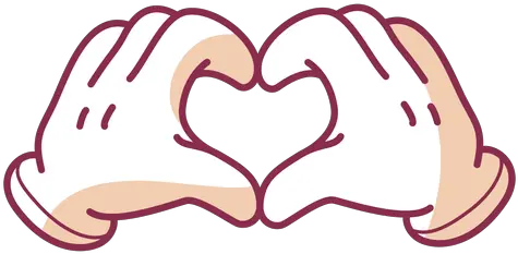  Pin Manos Dibujo Animado Png Heart Cartoon Png