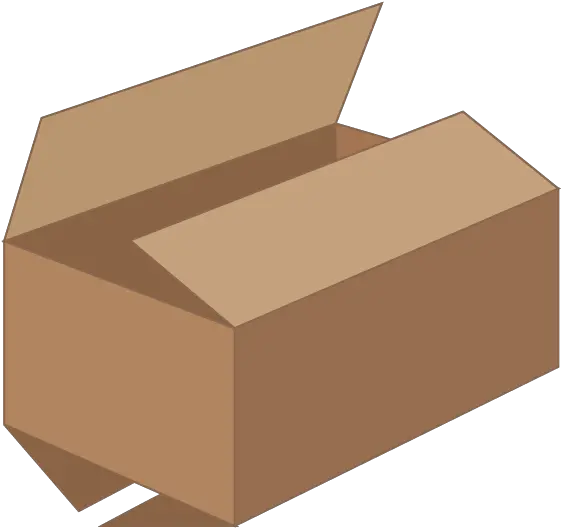  Box Regular Slotted Containers Png Cardboard Box Png