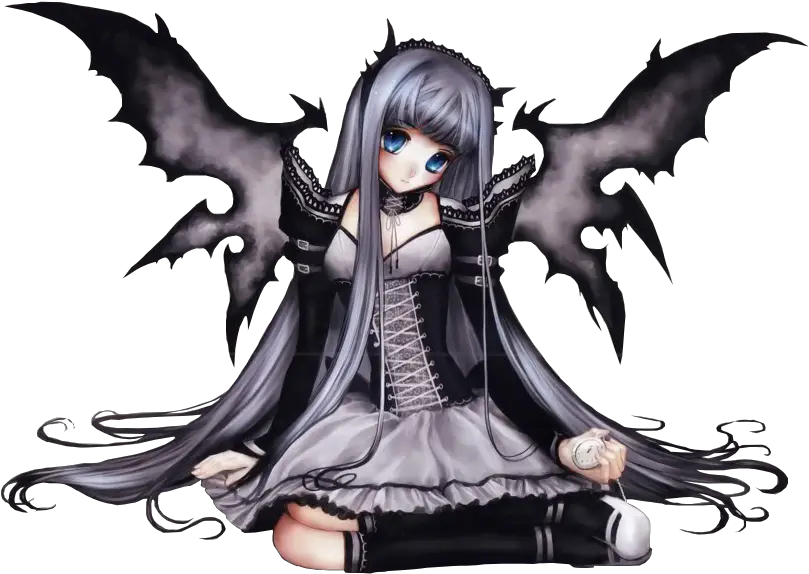  Dark Angel Png Transparent Angelpn 920583 Png Goth Anime Girl Render Angel Png Transparent