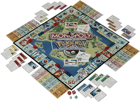  Monopoly Pokémon Edition 1999 Bulbapedia The Community Pokemon Monopoly Board Png Monopoly Money Png