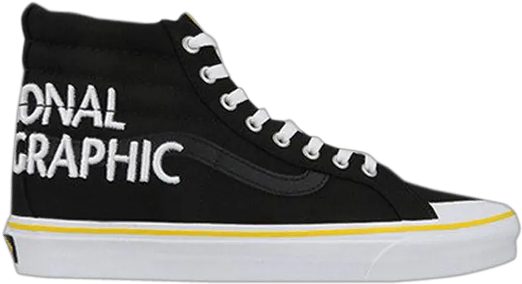  National Geographic X Sk8 Hi Reissue 138 U0027logou0027 Vans Plimsoll Png National Geographic Logo Png