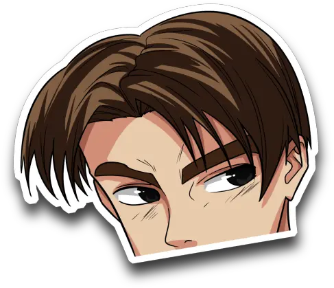  Takumi Peeking Sticker Initial D Initial D Peeker Sticker Png Initial D Png