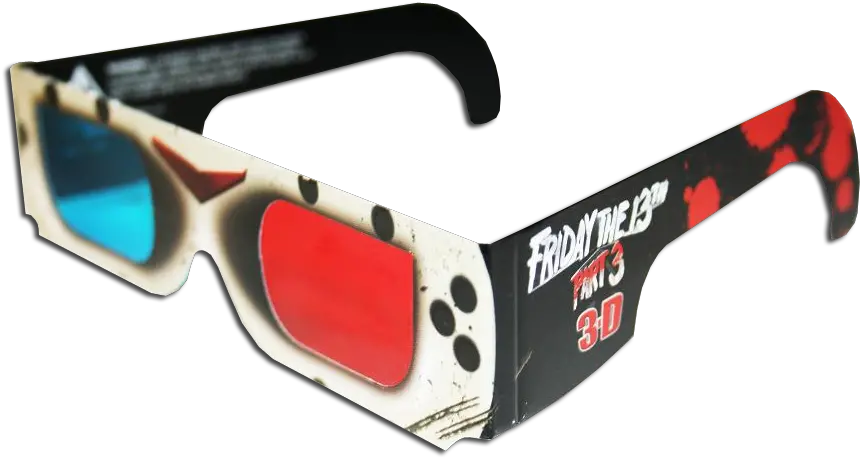  Download Hd Friday The 13th 3d Glasses Glasses Transparent 3 D Glasses Png 3d Glasses Png