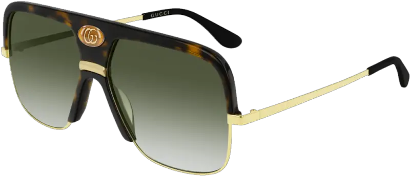  Gucci Gg0478s Havanagold Green Gradient Sunglasses Gucci Gg0478s Png Third Eye Icon