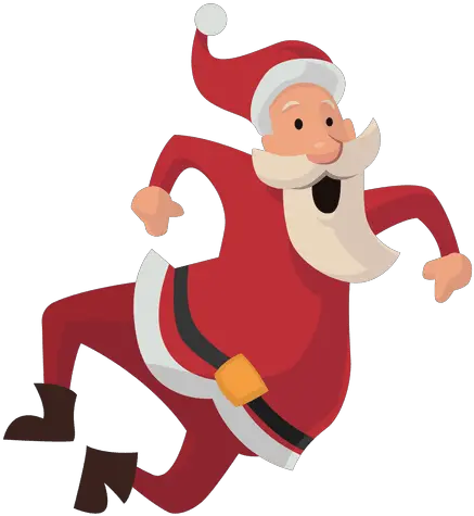  Transparent Png Svg Vector File Christmas Santa Cartoon Transparent Santa Transparent