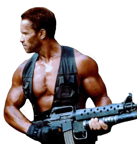  Arnold Schwartzenegger As Dutch From Arnold Schwarzenegger Predator Png Predator Png