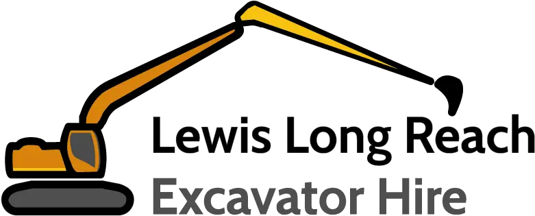  Excavator Hire Nsw Lewis Longreach Long Reach Excavator Clipart Png Excavator Logo