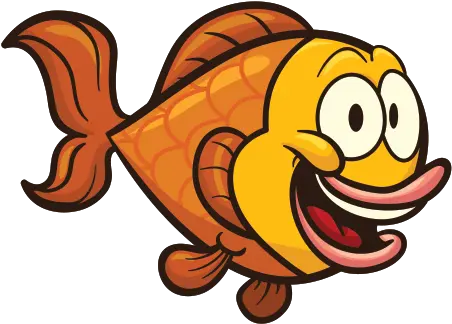  Printed Vinyl Cartoon Happy Fish Happy Fish Cartoon Png Cartoon Fish Png