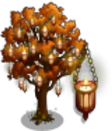  Halloween Lantern Tree Farmville Wiki Fandom Png