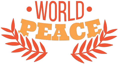  World Peace Lettering World Peace Png File Rest In Peace Logos