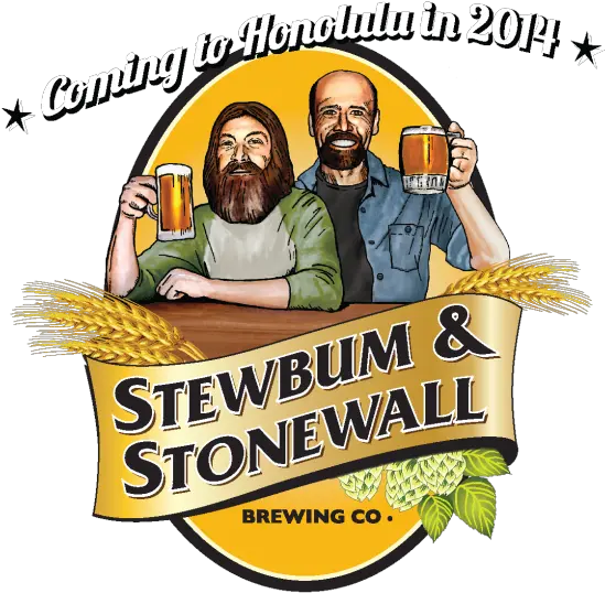  Hopeful Honolulu Brewery Stewbum U0026 Stonewall Brewing Natural Foods Png Kickstarter Logo Png