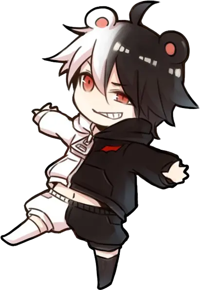  Anime Chibi Monokuma Human Chibi Png Monokuma Png