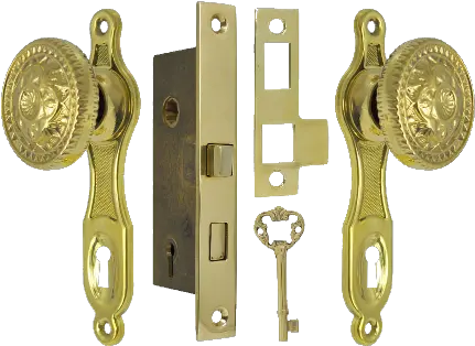  Download Narrow Backset Door Set Door Handle Set Png Door Handle Png