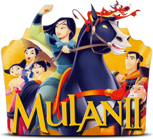  Mulan Movie Folder Icon Designbust Mulan Ii 2004 Png Mulan Transparent