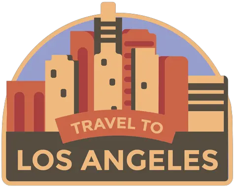  Transparent Png Svg Vector File Transparent Travel Sticker Png Los Angeles Png