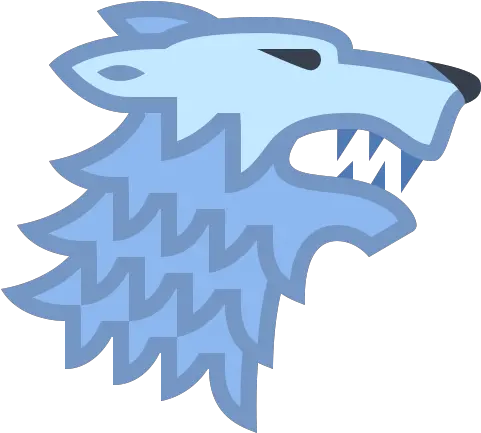  House Stark Icon In Office S Style House Stark Logo Vector Blue Png Game Of Thrones Icon Png