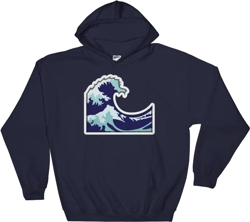  Download Water Wave Just Emoji Super Depressed Hoodie Love Moschino Sweatshirt Png Wave Emoji Png