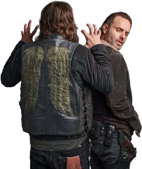  Daryl And Rick From The Walking Dead Png