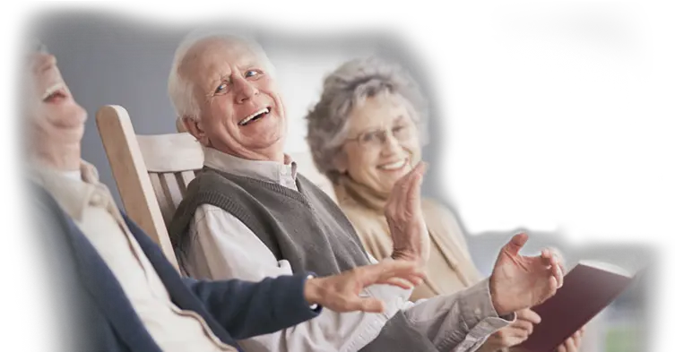  People Laughing Png Happy Old Age People Transparent Older Adults Therapy Group Old People Png