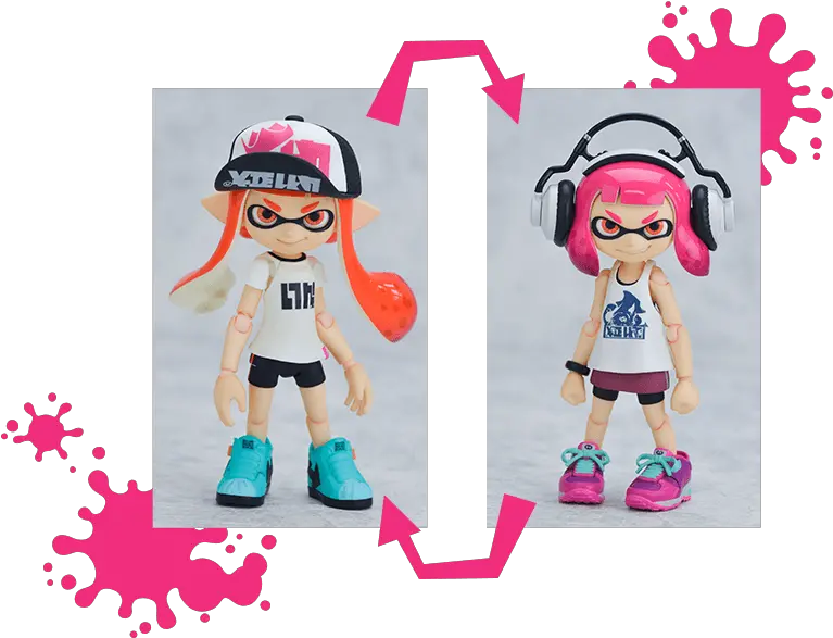  Shoes Head Accessories And Weapons Are All Interchangeable Splatoon Inkling Girl Cute Splatoon Png Splatoon 2 Transparent