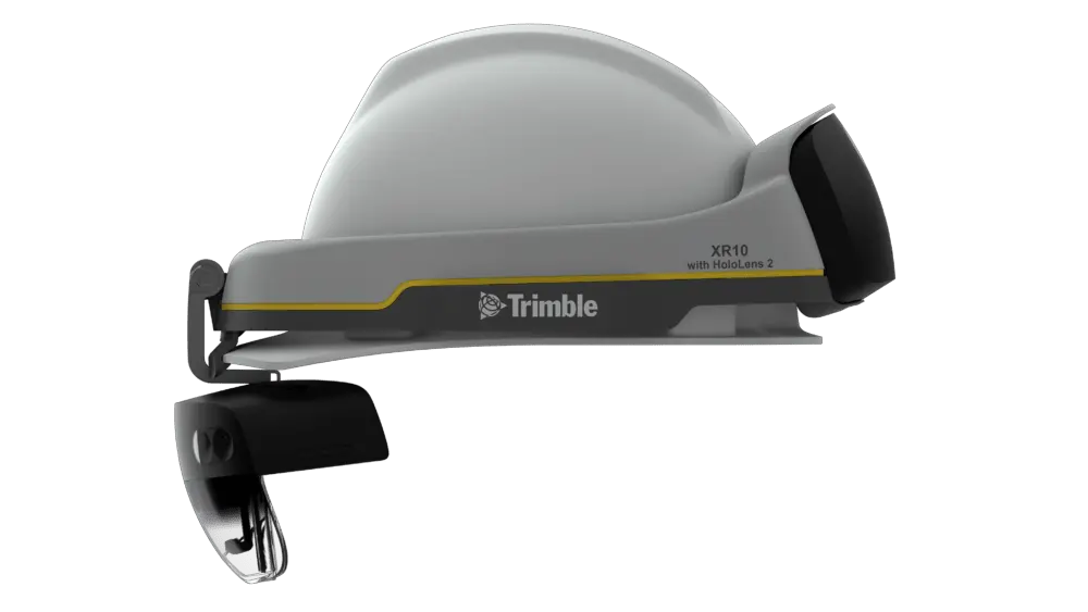  Microsoft And Trimble Made A Hard Hat With Hololens Built In Hololens 2 Trimble Xr10 Png Hard Hat Png