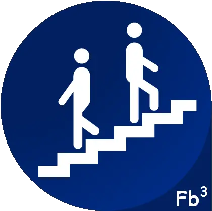  Stair Stepper Go Stairs Signage Png Go Walk Icon