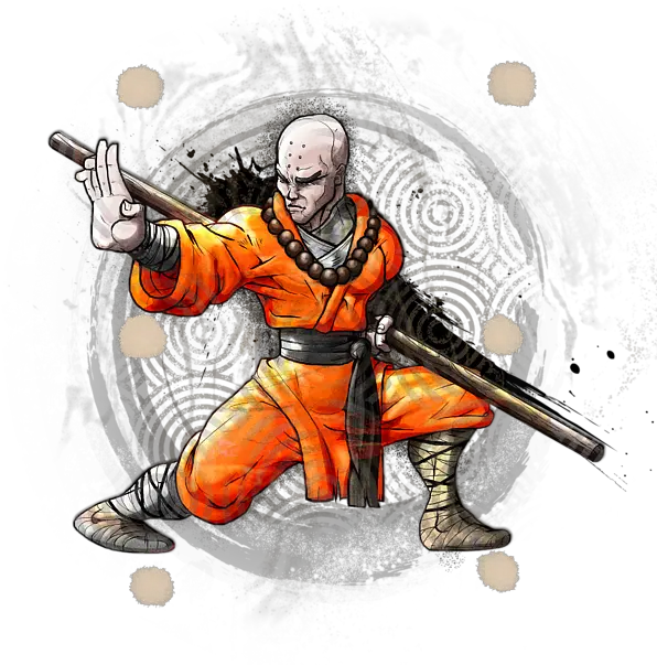  Download Bleed Area May Not Be Visible Shaolin Monk Artwork Png Monk Png