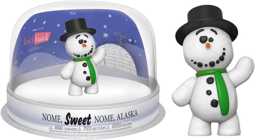  Knick Knack Snowman In Snow Globe Vinyl Figure Funko Knick Knack Snowman Png Snow Globe Png