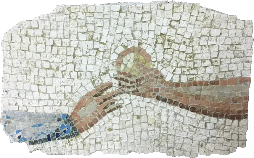  The Golden Apple Mosaic Fragment From The Mosaico De Los Amores Mosaic Fragment Png Golden Apple Png