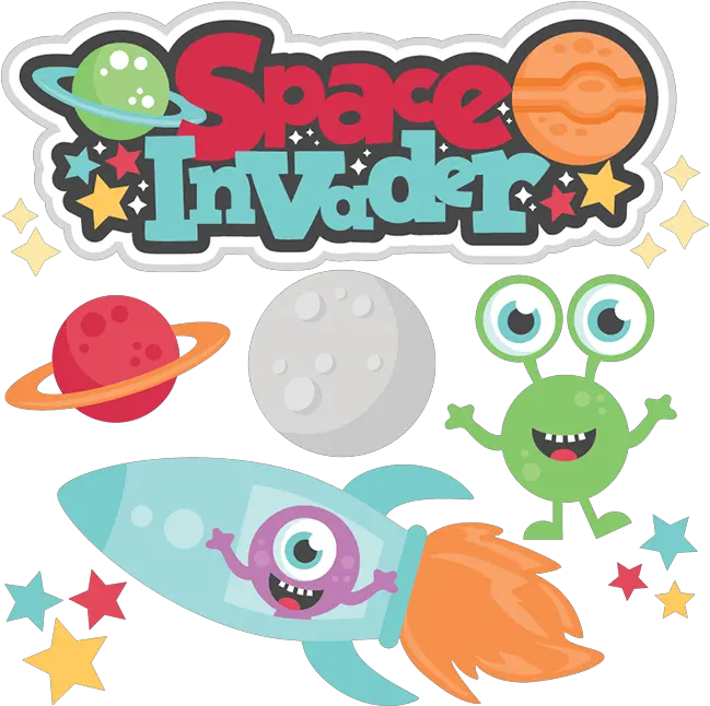  Clipart Rocket Space Invaders Png Download Full Size Miss Kate Cuttables Space Space Invaders Png