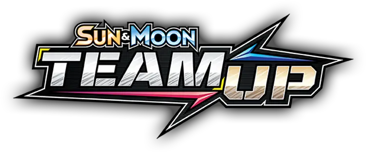  Pokemon Sun And Moon Team Up Booster Box Graphic Design Png Pokemon Ultra Moon Logo