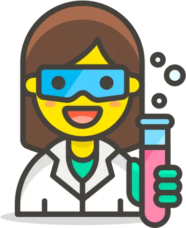  Icon Of 780 Free Vector Emoji Woman Scientist Emoji Png Scientist Png