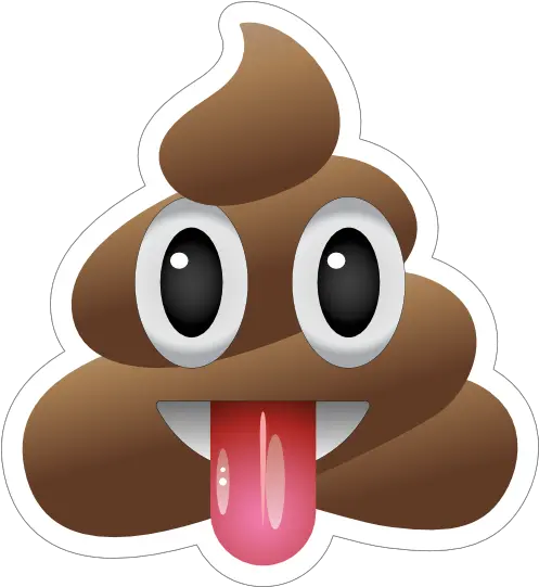  Tongue Stuck Out Poop Emoji Sticker Poop Emoji With Tongue Sticking Out Png Tongue Out Emoji Png