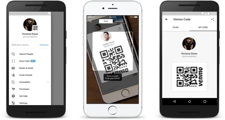  Venmo Rolls Out Qr Codes For User Profiles In Its Mobile App Qr Code Png Venmo Png