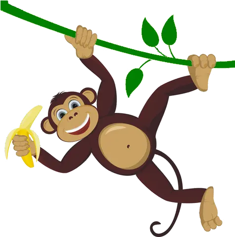  Cartoon Monkey Png Picture