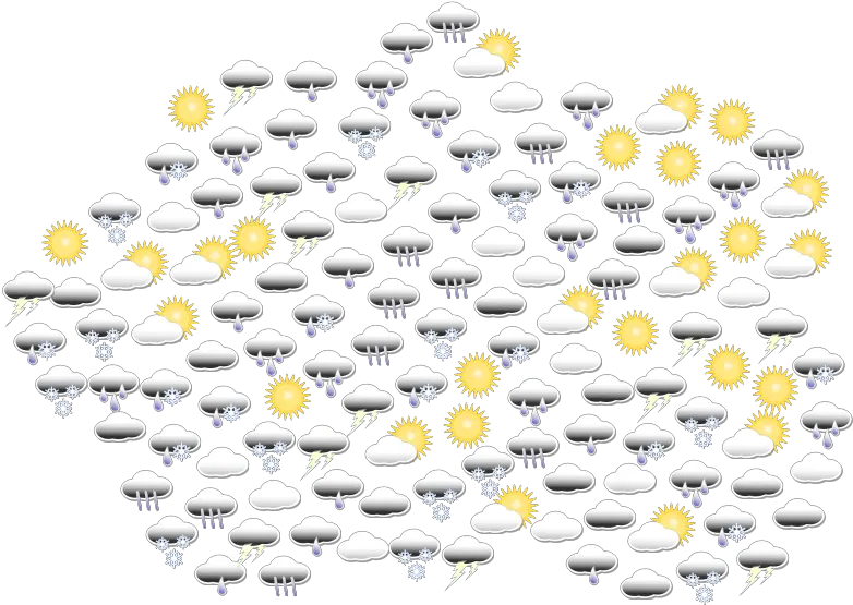  Download Free Png Weather Icons In Cloud Shape Dlpngcom Icon Cloud Shape Png