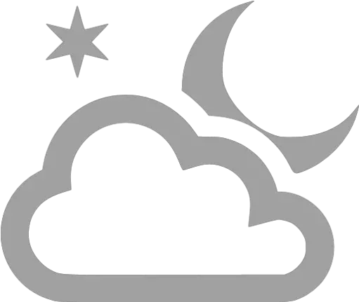  Partly Cloudy Night Icons Images Png Transparent Chicago Flag Skyline Outline Night Icon